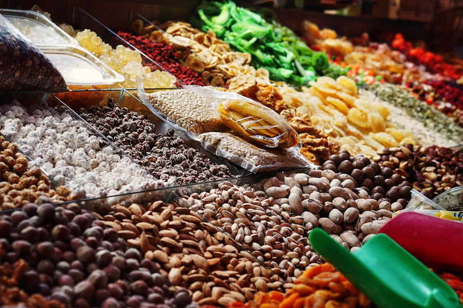 A curated variety of premium whole nuts